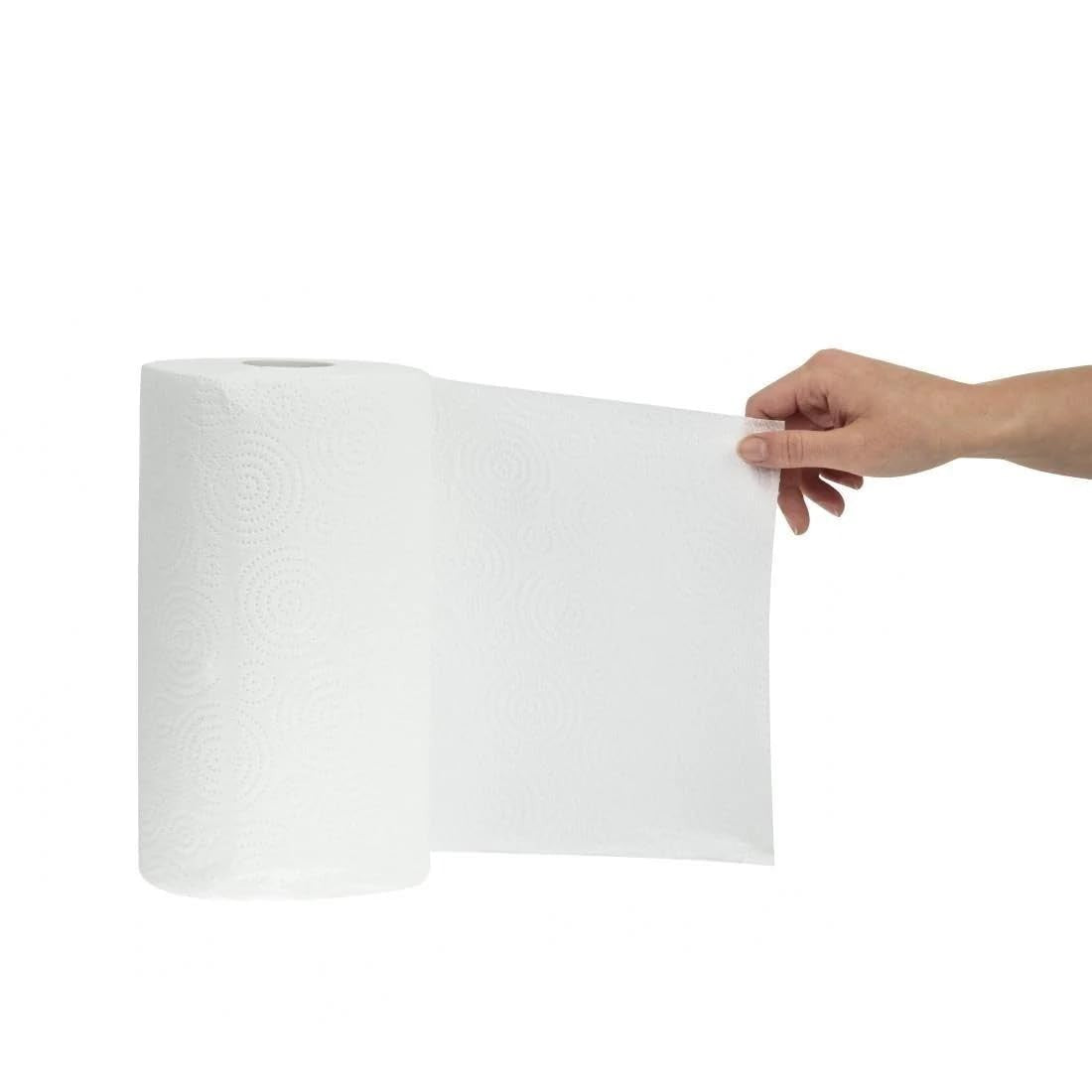 6 Regina Thirst Pockets Kitchen Roll Paper Towels 3 Ply Absorbent Single Rolls