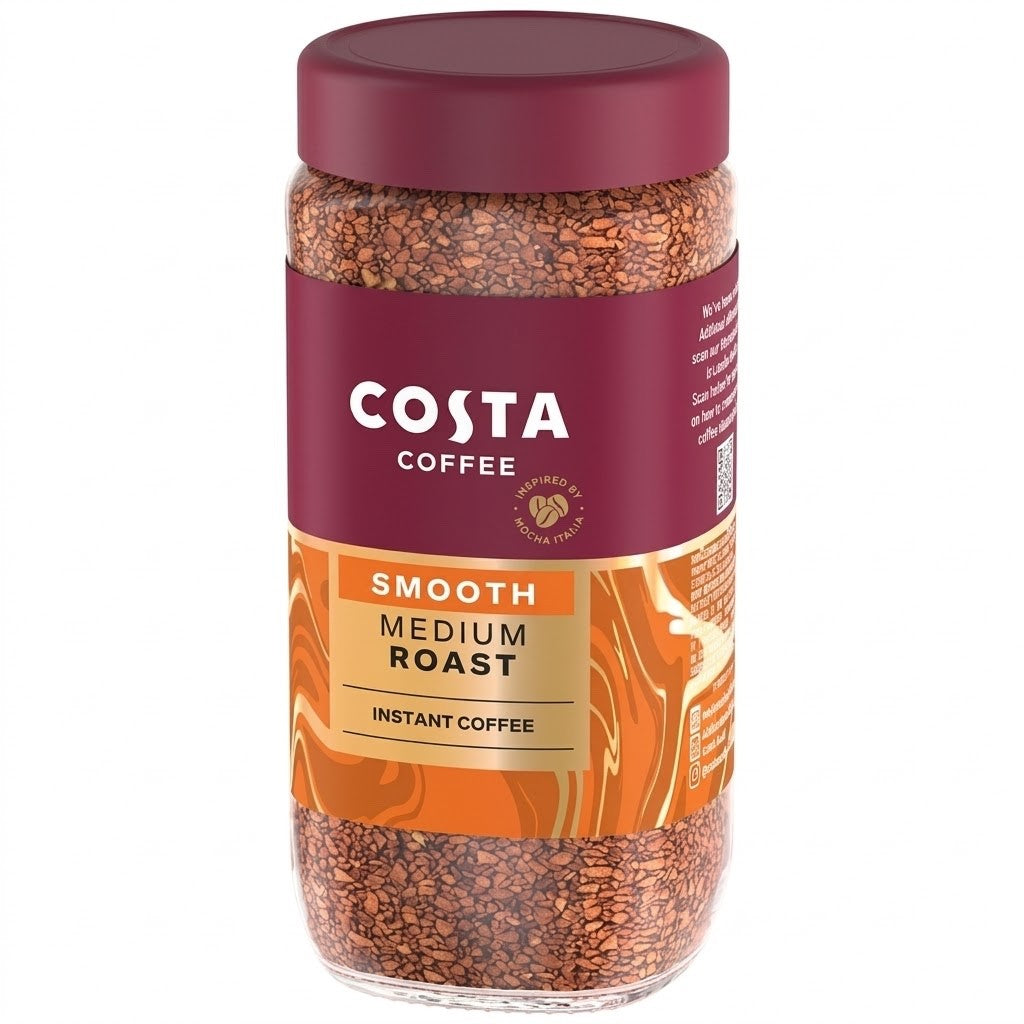 95g x 6 Costa Coffee Instant Mocha Italia Freeze Dried Smooth Caramel Taste