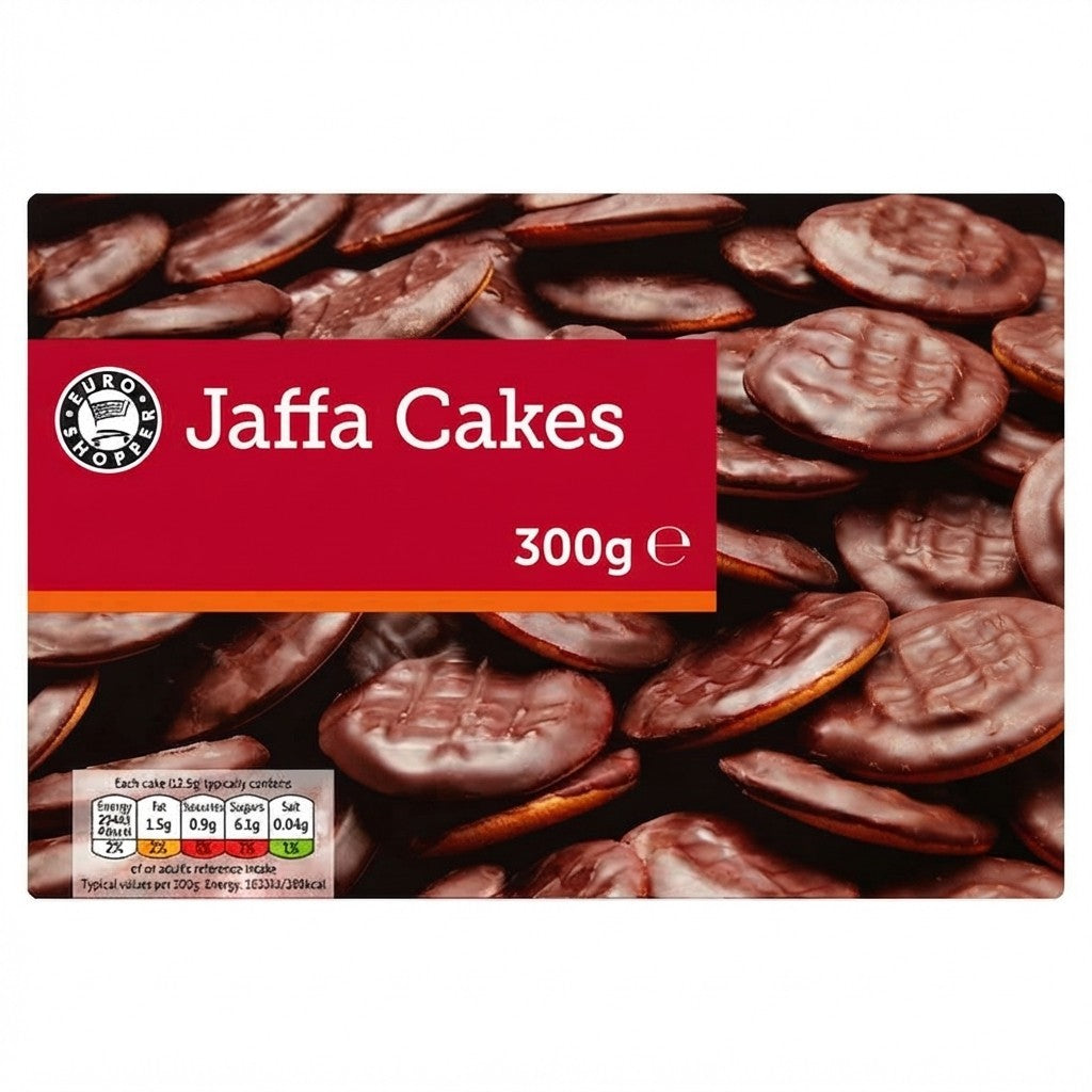 20x 300g Euro Shopper Jaffa Cakes Buy Orange & Chocolate Biscuits