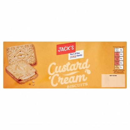 12 x 400g Pack | Jack's Custard Cream Biscuits