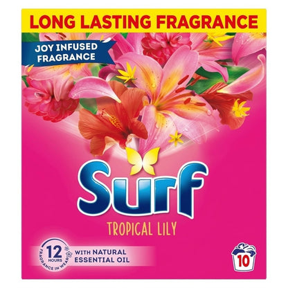 7 x 500g (3.5kg Total) Surf Tropical Lily Washing Powder 70 Washes -