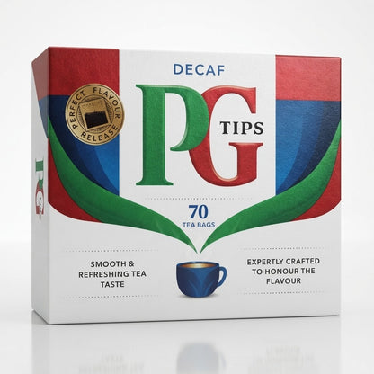 6 Pack Bundle Total 420 Bags G Tips Decaf Tea Bags 70s Decaffeinated Black Tea
