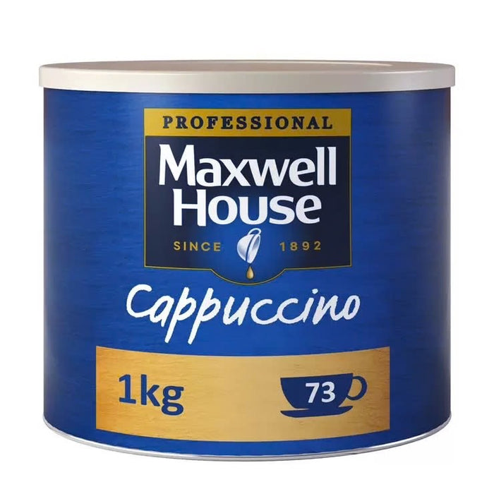 Maxwell House Cappuccino 1kg Instant Coffee Drink Mix Rich Frothy Indulgent Bulk