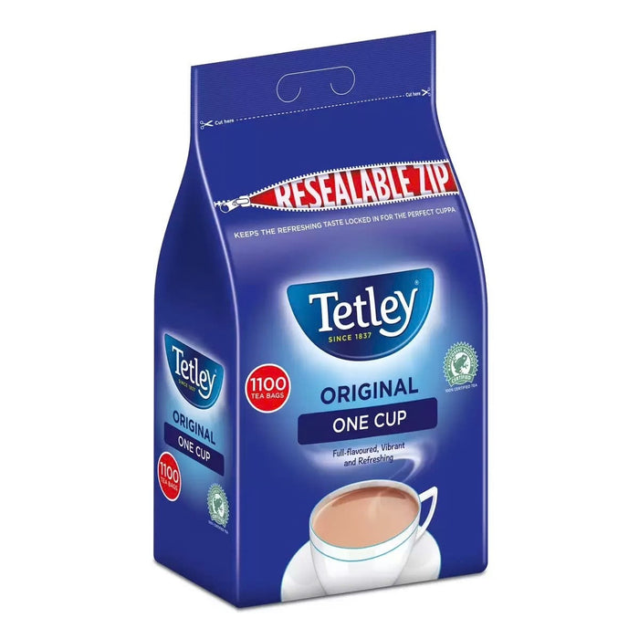 1100 Pack 2.5kg Tetley One Cup Tea Bags Caterers Bulk Bag Black Tea -Classic Tea
