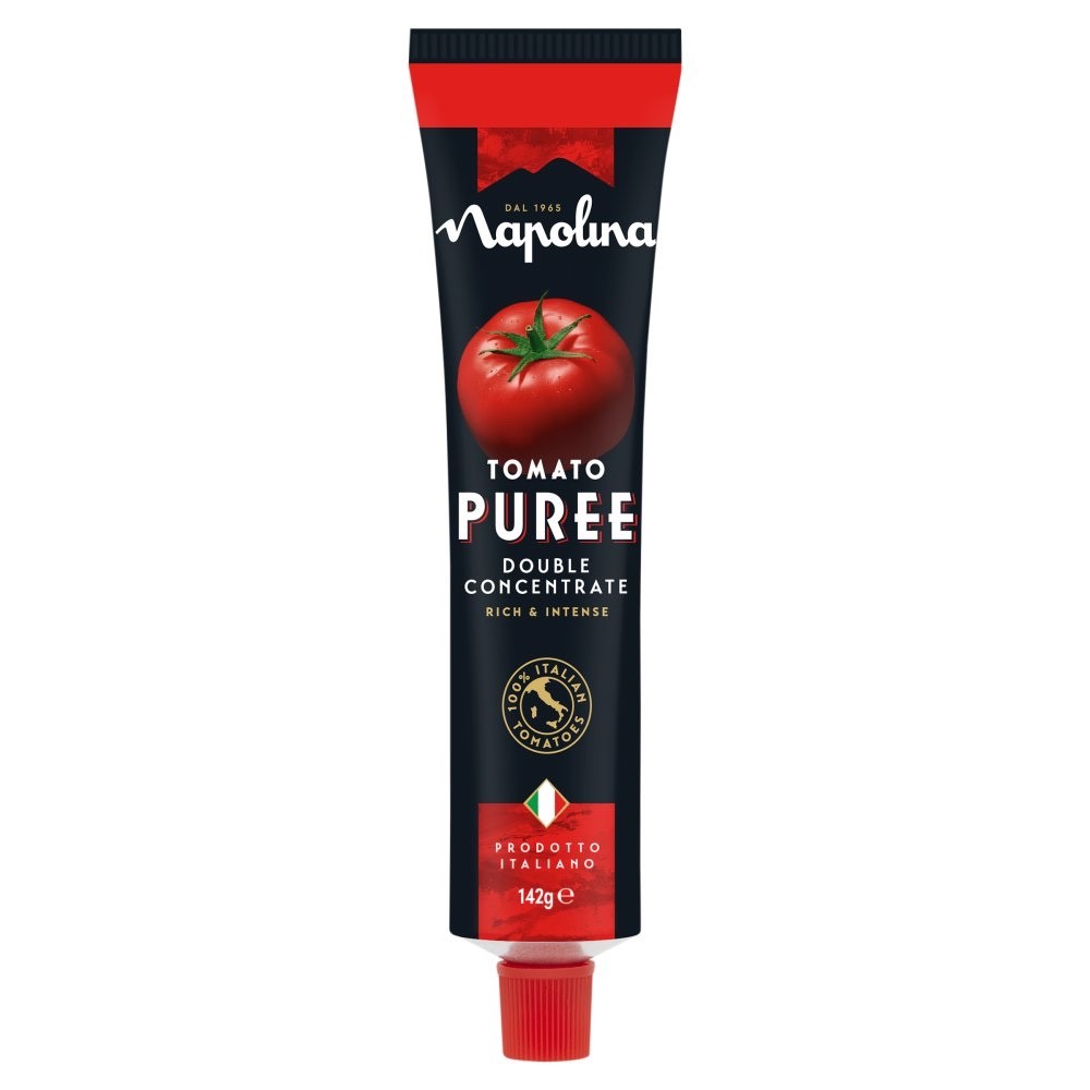 142g x 12 Napolina Tomato Puree Double Concentrate 142g Bulk Box