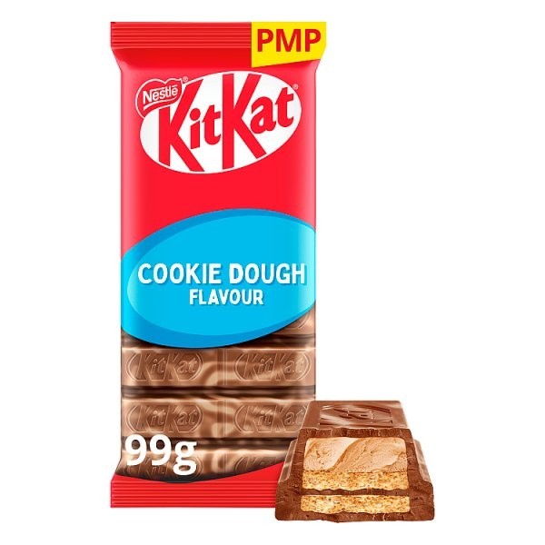 KitKat Cookie Dough & F1 Hazelnut Chocolate Sharing Bar 99g Bulk Box - x 15