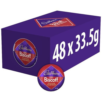 48 x 33g Cadbury Biscoff Filled Centres Christmas Chocolate Bauble
