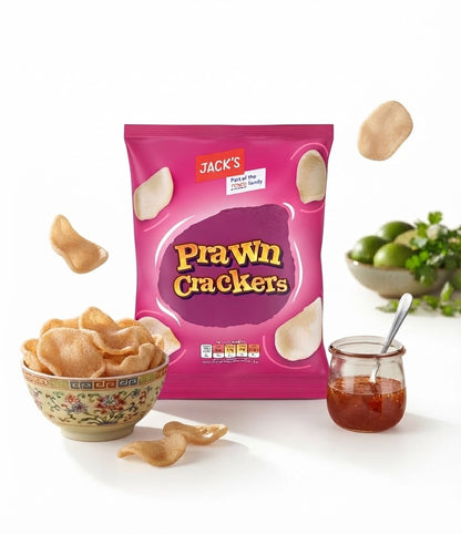 20x 35g Jack's Prawn Crackers Savoury Snacks