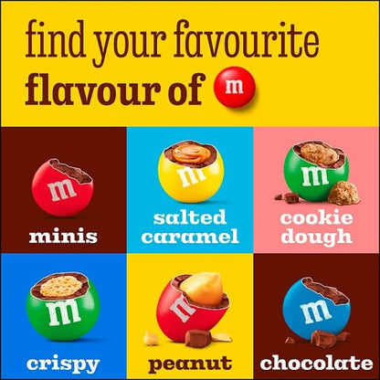 13 x 102g Bag M&M'S Cookie Dough Milk Chocolate Candy Sweets Treat Sharing Pouch