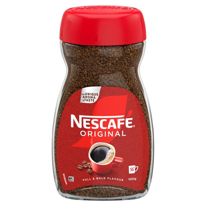 50g & 100g Nescafé Original Instant Coffee Glass Jars Signature Roast Full Bold