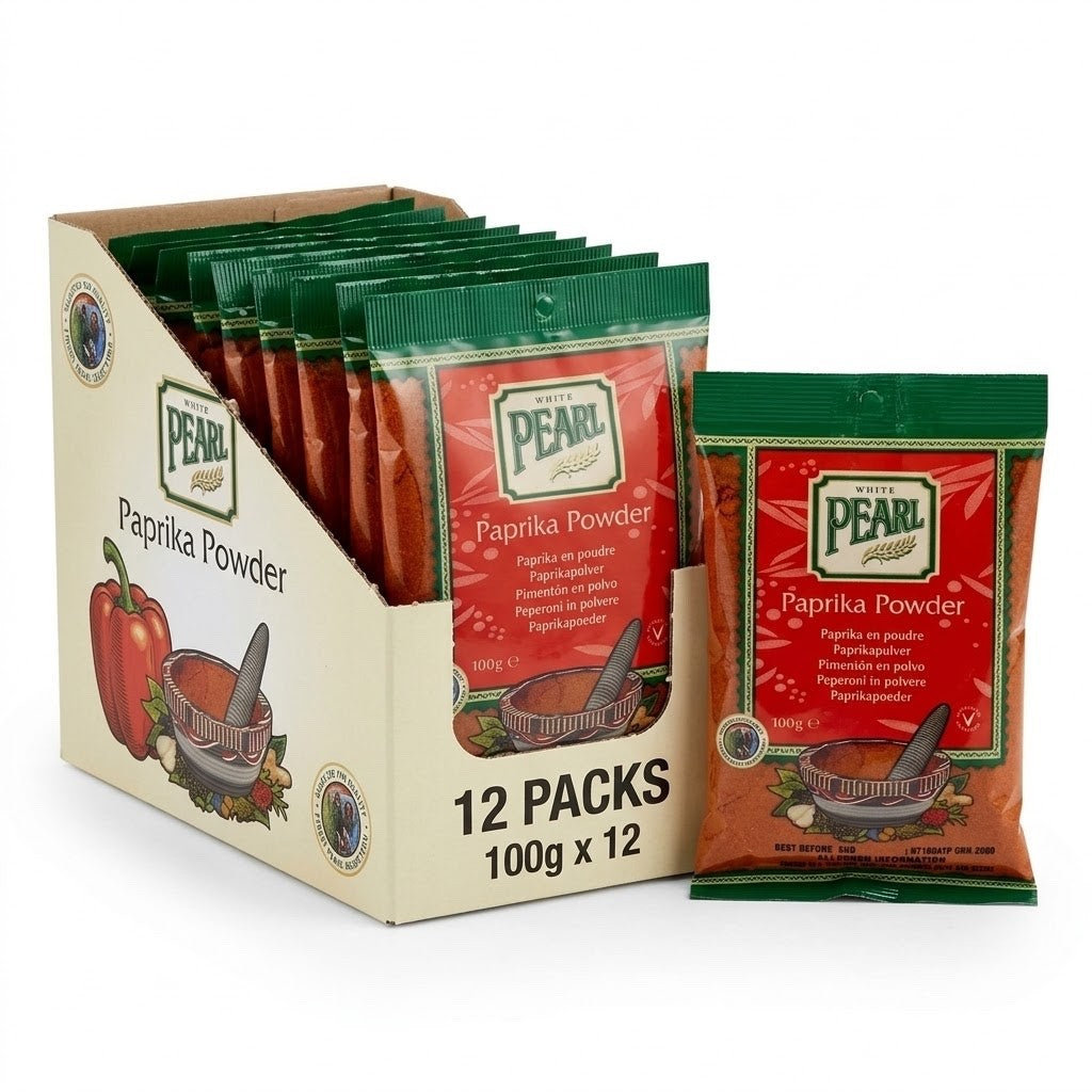 12 x 100g White Pearl Paprika Powder Premium Quality Spice Heat Sealed
