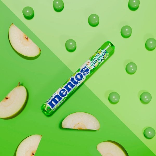 37.5g x 40 | Mentos Strawberry Mix & Green Apple Chewy Rolls Bulk Pack