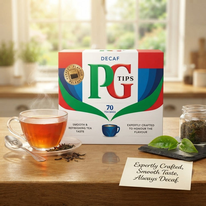 6 Pack Bundle Total 420 Bags G Tips Decaf Tea Bags 70s Decaffeinated Black Tea