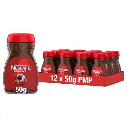 50g & 100g Nescafé Original Instant Coffee Glass Jars Signature Roast Full Bold