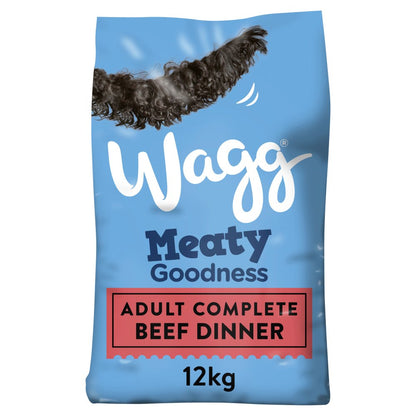 Wagg Meaty Goodness Adult Complete Dry Dog Food - Beef & Chicken Dinner