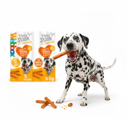 Webbox Tasty Sticks Dog Treats 55g x 18 | Chicken & Beef | High Meat