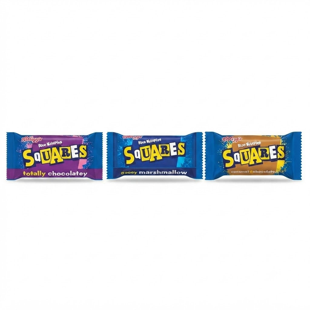 Kellogg's Rice Krispies Squares - Marshmallow, Caramel & Chocolate Multipacks