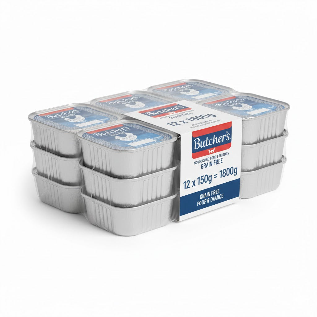 Butcher’s Grain Free Nourishing Dog Food Trays – 150g Multipack (12 Trays)