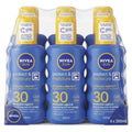 6 Pack NIVEA SUN Protect & Moisture Sun Cream Spray SPF30 200ml x6 - Bulk Pack