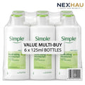 6 Pack Simple Kind to Skin Hydrating Moisturiser 125ml x6 - Value Bundle Pack