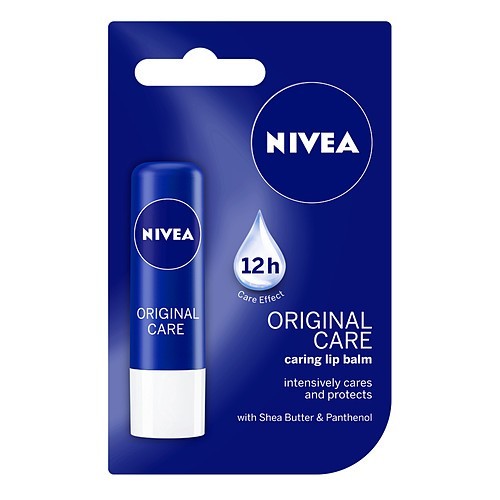 12 Pack NIVEA Original Care Lip Balm 5ml x12 - Bulk Pack