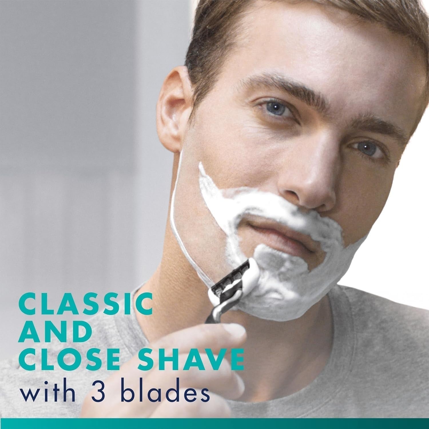 1 & 10 Pack Gillette Mach3 Razor Refills for Men -4s Packs - Single Or Bulk Pack
