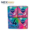 4 Pack Bodyform Total Protection Ultra Long Sanitary Towels Wings 8s x4 - Bulk
