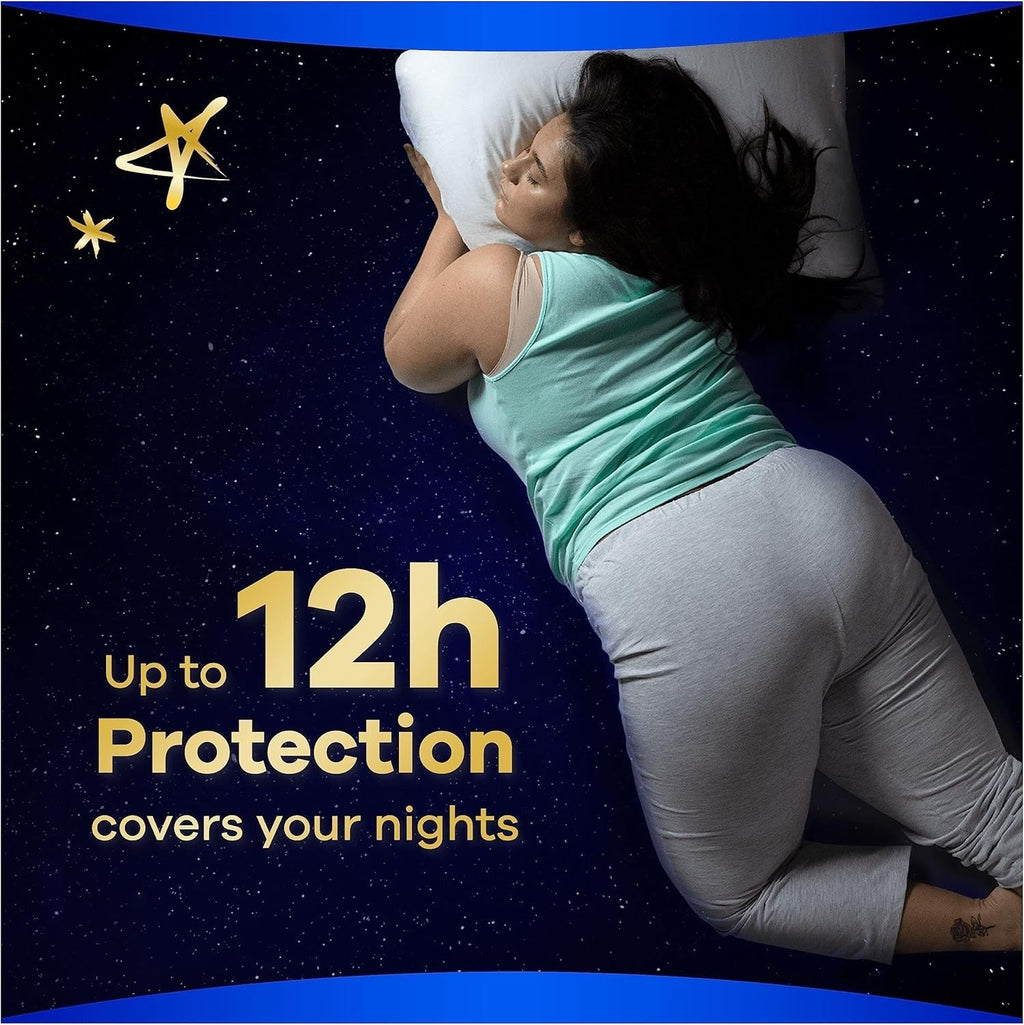 6 Pack Always Ultra Sanitary Towels Secure Night (S4) Wings 8s x6 - Bulk Value