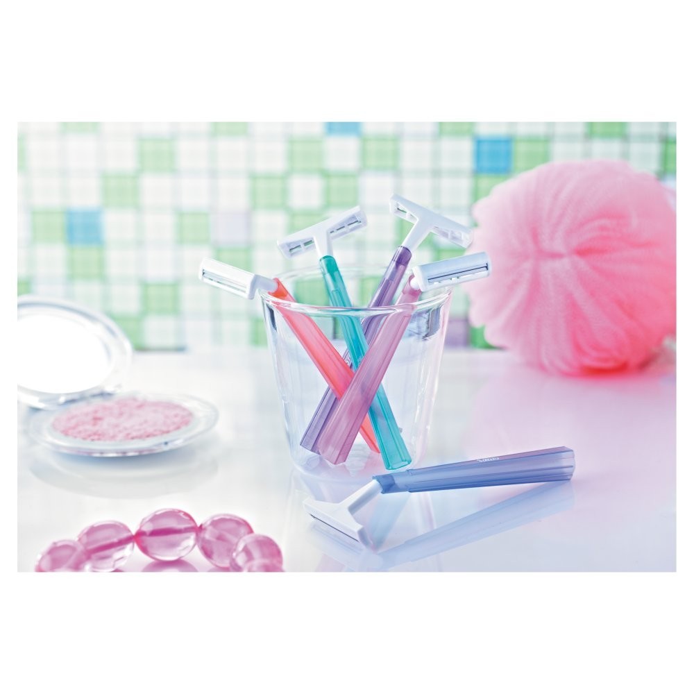 10 Pack BIC Twin Lady Razors 5s x10 - Value Pack Bundle