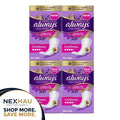 4 Pack Always Discreet Incontinence Liners Normal - 4x 24 Panty Liners