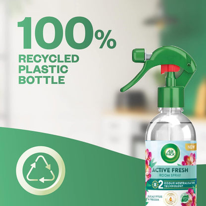 Airwick Odour Neutraliser Cotton 237ml (Pack of 8) | Fresh Cotton Air Freshener Bulk Buy