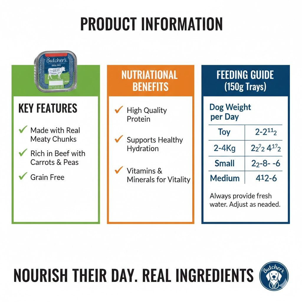 Butcher’s Grain Free Nourishing Dog Food Trays – 150g Multipack (12 Trays)