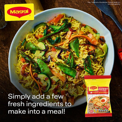 Maggi 2 Minute Authentic Malaysian Noodles – Curry or Chicken Flavor (5 Pack x 6)