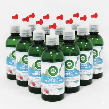 Airwick Odour Neutraliser Cotton 237ml (Pack of 8) | Fresh Cotton Air Freshener Bulk Buy