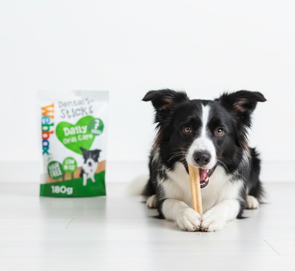 Webbox Dental Sticks | Daily Oral Care Dog Treats | 180g x 10 Pack
