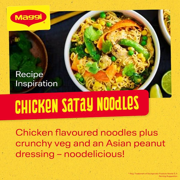 Maggi 2 Minute Authentic Malaysian Noodles – Curry or Chicken Flavor (5 Pack x 6)