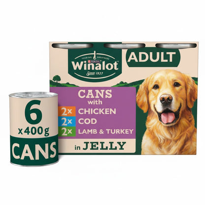 Winalot Classics Wet Dog Food in Jelly – Choose Your Flavor & Pack Size