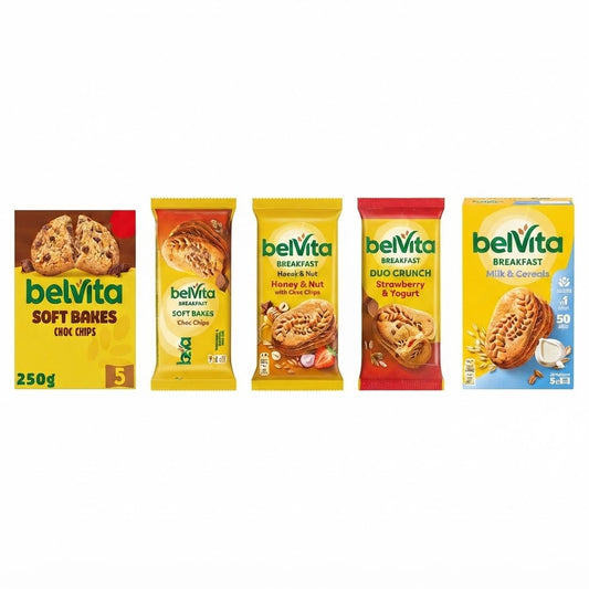 Belvita Breakfast Cereal Biscuits & Soft Bakes – Variety Multipack Selection