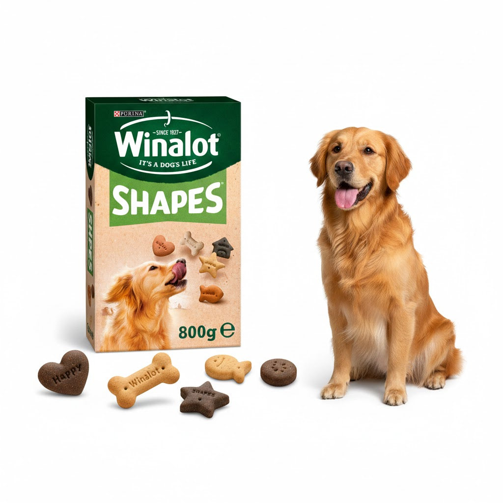 Purina Winalot Shapes Adult Dog Biscuits – 800g (5 Pack Bundle)