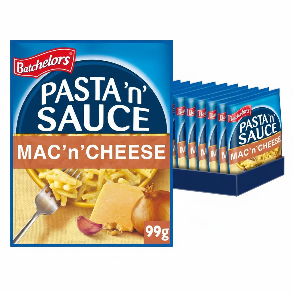 Batchelors Pasta 'n' Sauce – Multipack (7 x 99g Packs) – 4 Delicious Flavours