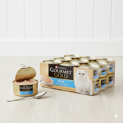 GOURMET Gold Wet Cat Food – Premium Multipack Selection (12 x 85g)