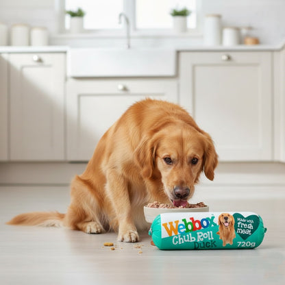 Webbox Dog Chub Roll Multipack & Flavours | Duck, Chicken, Beef | 720g