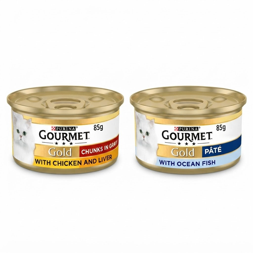 GOURMET Gold Wet Cat Food – Premium Multipack Selection (12 x 85g)