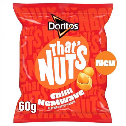 That's Nuts Doritos Chilli Heatwave Coated Peanuts 60g x 16 | Vegetarian