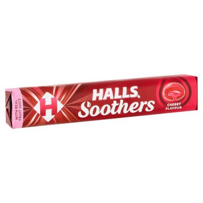 Halls Soothers Cherry Lozenges 45g x 20 | Real Fruit Juice