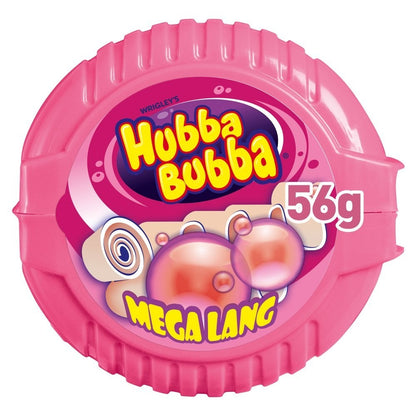 Hubba Bubba Fancy Fruit Chewing Gum Tape 56g x 12 | Bulk Wholesale