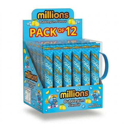 Millions Bubblegum Chewy Sweets 55g x 12 | Tiny Tasty Sweets