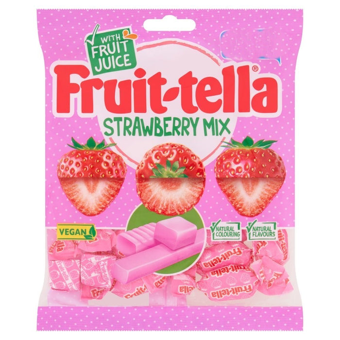 Fruit-tella Chewy Sweets 135g | Berries & Cherry, Strawberry Mix or Juicy Chews