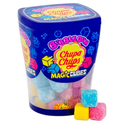 Chupa Chups Magic Cubes Bubblegum 86g | 10 Pack or 80 Pack Bulk Case