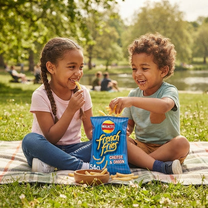Walkers French Fries Cheese & Onion Crisps 54g x 18 | Case Bulk Snack
